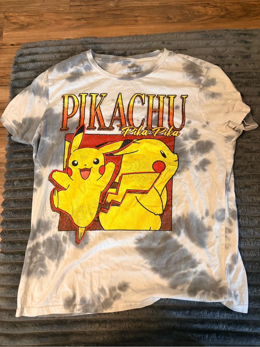 Pikachu Graphic Tie-Dye Tee